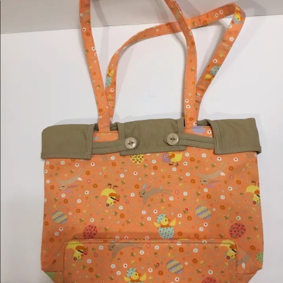 Longaberger Easter Fields Spring Chick Tote bag - Picture 2 of 8